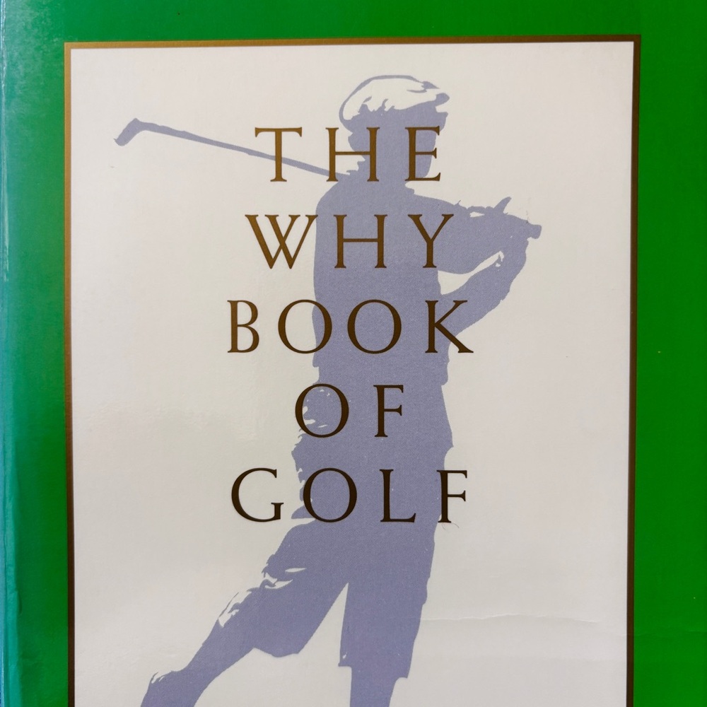 The Why Book of Golf💚Father’s Day gift! Vintage 1992 paperback with great facts